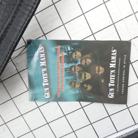 GunTote'n Mamas Black Hobo Handbag/Purse - Picture 5 of 14